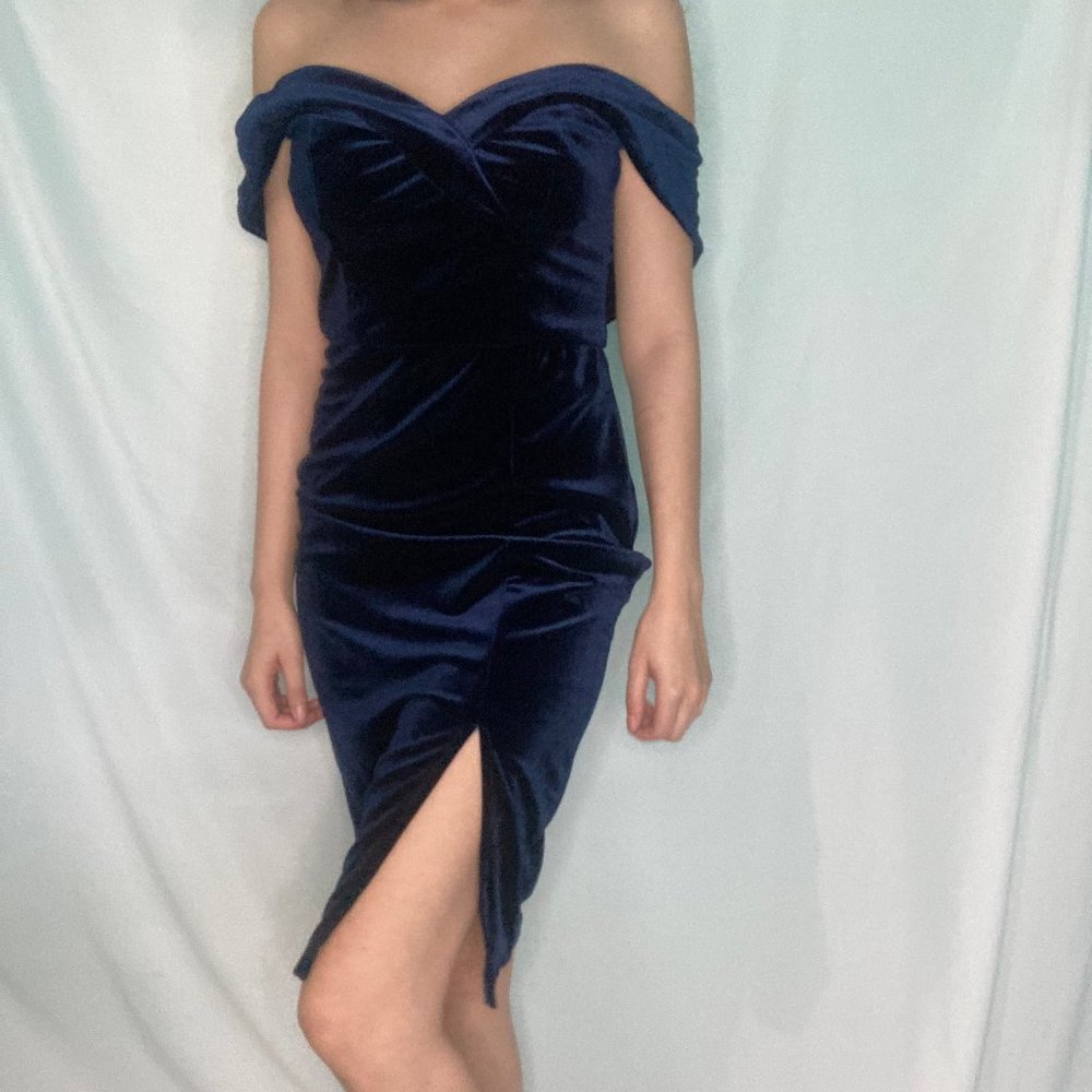 Elegant Blue Homecoming Dress